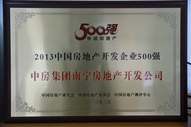 A4、2013中國(guó)房地產(chǎn)開發(fā)企業(yè)500強(qiáng)
